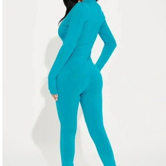 Fashion Nova Aubrey Mineral  Wash jumpsuit.  Nwt. 2xl - Picture 2 of 2
